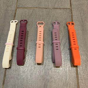 💛 Set of 5 Fitbit Alta HR rubber bands